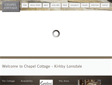 Tablet Screenshot of chapelcottagekirkbylonsdale.com